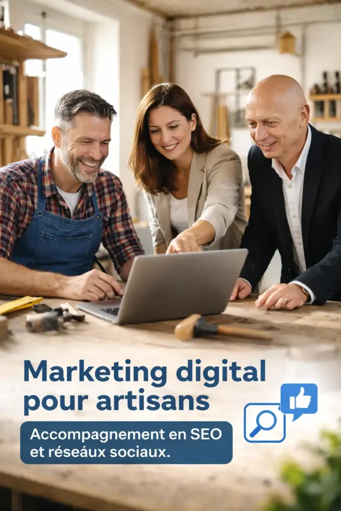 services marketing digital pour artisans accompagnement digital Le Labo Digital